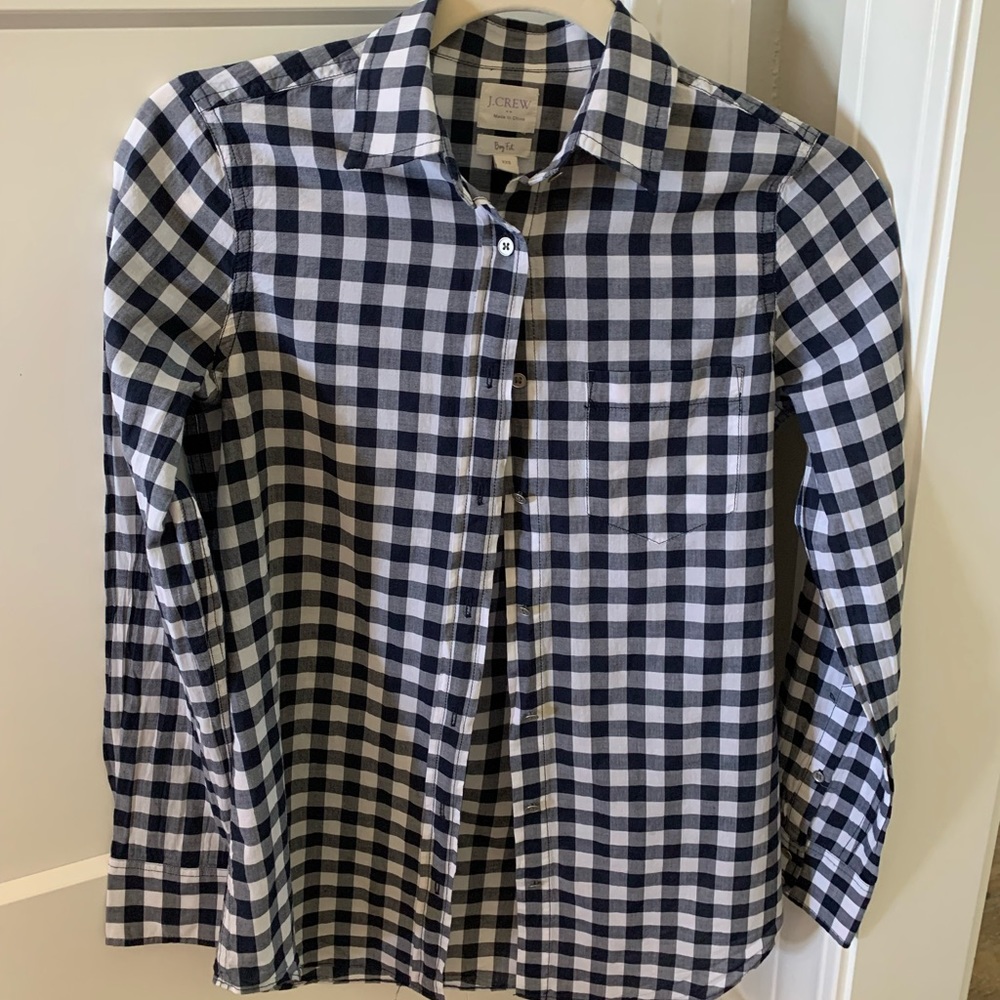 Women’s J Crew plaid shirt